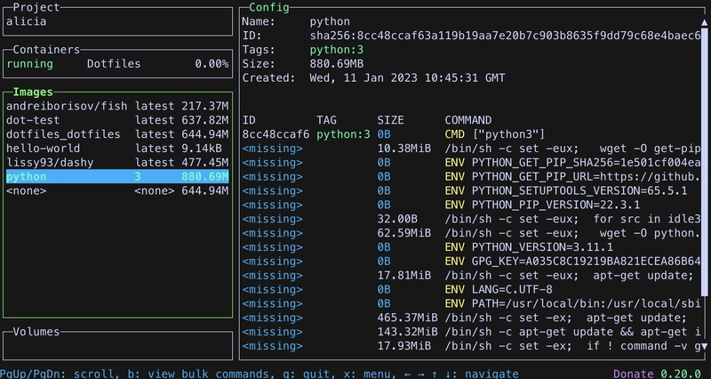 lazy-docker-example-usage