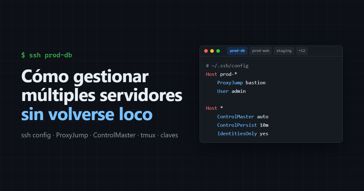 Cómo gestionar múltiples servidores sin volverse loco